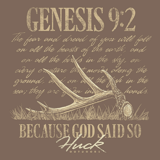 Genesis 9:2 Langarmshirt – „Weil Gott es gesagt hat“