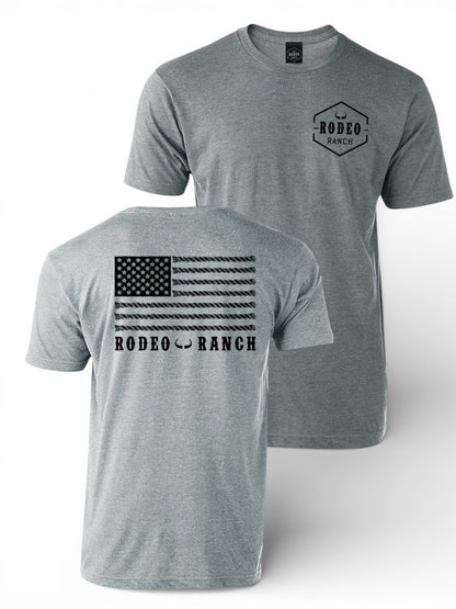 Rodeo Ranch Kurzarmhemd mit Spurflagge