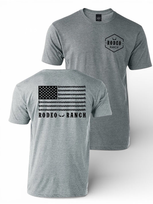 Rodeo Ranch Kurzarmhemd mit Spurflagge